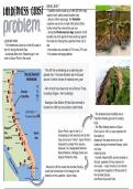 Summary Cambridge International AS and A Level Geography second edition -  Coastal management case study