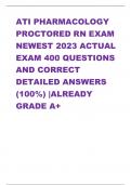 ATI PHARMACOLOGY  PROCTORED RN EXAM  NEWEST 2023 ACTUAL  EXAM 400 QUESTIONS  AND CORRECT  DETAILED ANSWERS  (100%) |ALREADY  GRADE A+            A nurse is preparing to administer eye drops to a client. Which of the following actions should the nurse take
