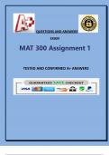 MAT 300 Assignment 1