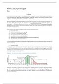 Samenvatting Klinische psychologie 1 met DSM-5