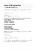 Praxis 5002 Practice Test 1-TeachersTestPrep questions and answers latest 2024