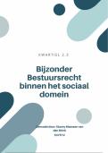 Samenvatting Recht begrepen - Socialezekerheidsrecht begrepen -  bijzonder bestuursrecht binnen het sociale domein