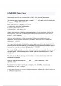 USABO Practice Exam Questions with complete solutions Latest 2024( A+ GRADED 100% VERIFIED).