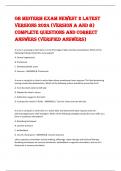 OB MIDTERM EXAM NEWEST 2 LATEST  VERSIONS 2024 (VERSION A AND B)  COMPLETE QUESTIONS AND CORRECT  ANSWERS (VERIFIED ANSWERS) 