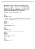 HESI Math Questions,HESI A&P Questions, HESI Reading Questions, Hesi Vocabulary, HESI A2: Math practice test, BEST hesi a2 version 1 and 2, HESI Math Questions!!!, Hesi A2 Vocabulary from book, HESI A2 - Reading Comprehension! Hesi A2 Entrance  