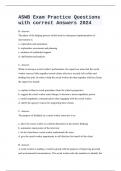 Association of Social Work Boards. ASWB Exam Practice Questions with correct Answers 2024