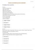 HIS-405: US HISTORY| HIS 405 US HISTORY QUESTIONS 7 WITH 100% CORRECT ANSWERS| GRADED A+