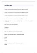 DaVita test questions and answers graded A+
