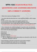 NFPA 1035 EXAM 50 PRACTICE QUESTIONS AND ANSWERS 2024 WITH 100% CORRECT ANSWERS