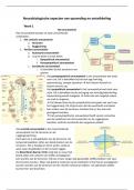 Samenvatting van ALLE college's neurobiologische achtergronden 