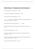 Revit Exam 1 Questions And Answers