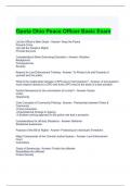 Opota Ohio Peace Officer Basic Exam with correct Answers 2024