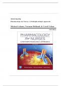 Test Bank - Pharmacology for Nurses-A Pathophysiologic Approach, 6th Edition (Adams, 2020), Chapter 1-50 | All Chapters