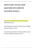 GPSTC EXAM 4 ACTUAL EXAM  QUESTIONS WITH COMPLETE  SOLUTIONS- RATED A+