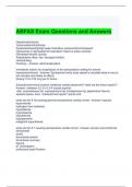 ABFAS Exam Questions and Answers 2024 - Graded A