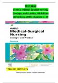 TEST BANK For Dewit's Medical-Surgical Nursing, Concepts and Practice, 4th Edition (Stromberg, 2023), Verified Chapters 1 - 49, Complete Newest Version