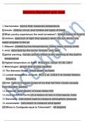 Science Olympiad quiz bowl study guide 2024 with complete solution