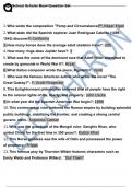 High School Scholar Bowl ;Here are frequently tested Questions and Answers with complete solution