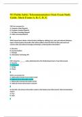  911 Public Safety Telecommunicators State Exam Study Guide- Mock Exams A, B, C, D, E.
