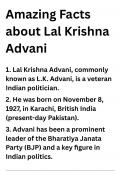 L.K. Advani: A Statesman's Journey Through India's Political Landscape