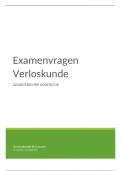 M1S2 VERLOSKUNDE - Examenvragen