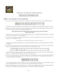 Ejercicios RESUELTOS Contrastes No Paramétricos (Tema 7 - Estadística II)