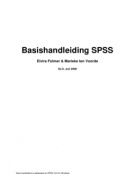 Basishandleiding SPSS