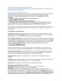 Taak 5B: Informatieverwerkingstheorie