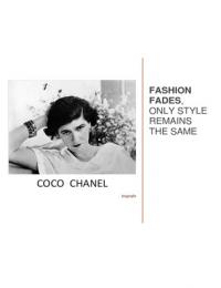 Coco Chanel ~biografie