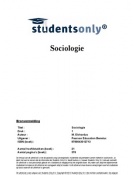 Samenvatting Sociologie