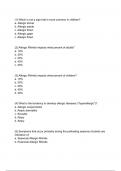 B2U1 Pharmacotherapeutics II Questions & answers