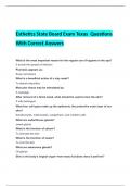  Esthetics State Board Exam Texas  Questions With Correct Answers