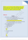 HESI A2 V2 ENGLISH 100142 EXAM QUESTIONS AND ANSWERS BEST RATED A+ NEW UPDATE 2024.pdf