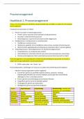 Samenvatting Proces- en Verandermanagement 