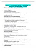 Edexcel A-level biology Topic 6 - Microbiology and Pathogens Questions With Answers