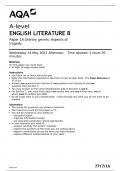 AS ENGLISH LITERATURE A Paper 2 