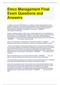 Emcc Management Final Exam Questions and Answers