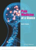 Pain Medicine at a Glance