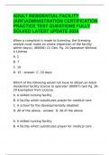 ARF TITLE 22 STUDY GUIDE PRACTICE TEST QUESTIONS FULLY SOLVED LATEST UPDATE