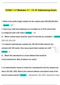 CCNA 1 v7 Modules 11 Latest 2024 Guide Solved 100%