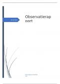 Beroepsopdracht 1: observatierapport leerhuis pedagogiek leerjaar 1.