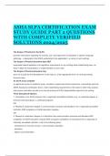 ASHA SLPA CERTIFICATION EXAM STUDY GUIDE PART 2 QUESTIONS WITH COMPLETE VERIFIED SOLUTIONS 2024/2025