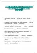 FPCC Exam 2 (Bowel Elimination) Questions with Complete Solutions