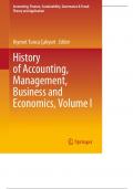 Accounting, Finance, Sustainability, Governance & Fraud:Theory and Application by Kıymet Tunca Çalıyurt History of Accounting, Management, Business and Economics, Volume I