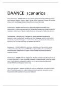 DAANCE: scenarios