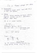 Class 12 Physcis notes based on NCERT Full Chapter