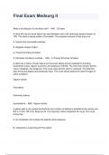 Final Exam Medsurg II Exam Questions And Answers 