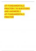 ATI FUNDAMENTALS PROCTOR | 70 QUESTIONS AND ANSWERS /                      ATI FUNDAMENTALS PROCTOR                        A nurse is teaching an assistive personnel about a upper body mechanics to prevent injury. Which of the following actions by the AP 