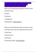 EMT Final Written: Multiple Choice final exam with questions and answers latest update 2024