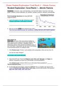 Gizmo Student Exploration: Coral Reefs 1  Abiotic Factors